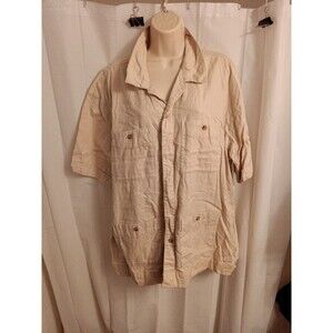Eotac Operator Grade Vented Button down Shirt Men's XL Khaki Pockets Tactical